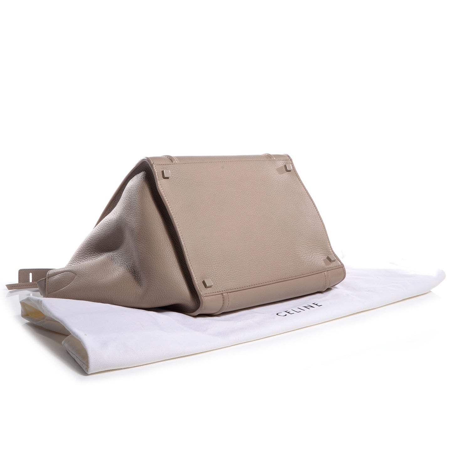 Supple Calfskin Medium Phantom Luggage Taupe
