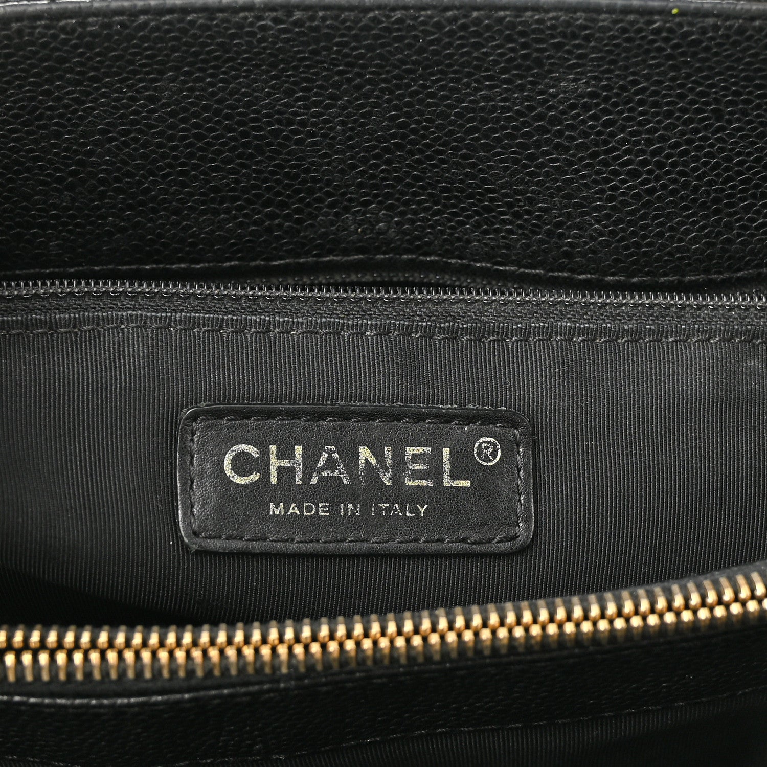 Chanel Caviar Quilted Grand Shopping Tote GST Black 6 of 10