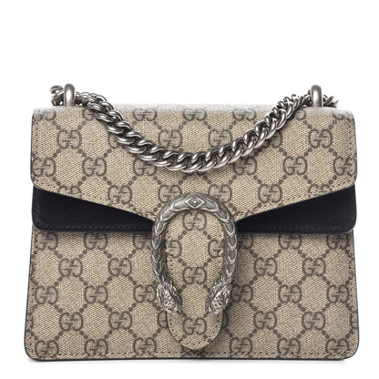 Gucci GG Supreme Monogram Mini Dionysus Shoulder Bag Black 1 of 12