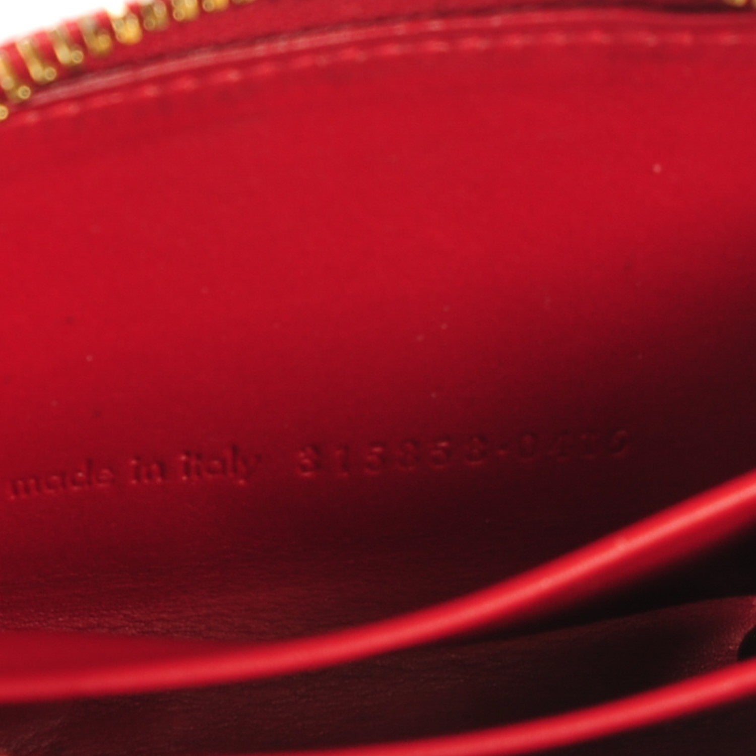 Saint Laurent Calfskin Small Coin Purse Red 8 of 8