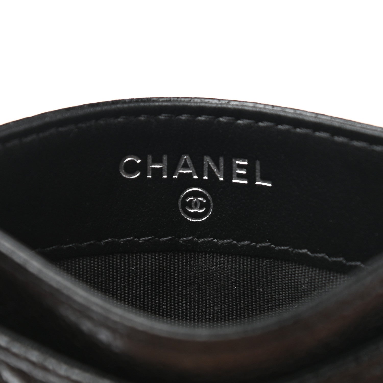 Chanel Caviar Quilted Incognito Card Holder Black 6 of 9