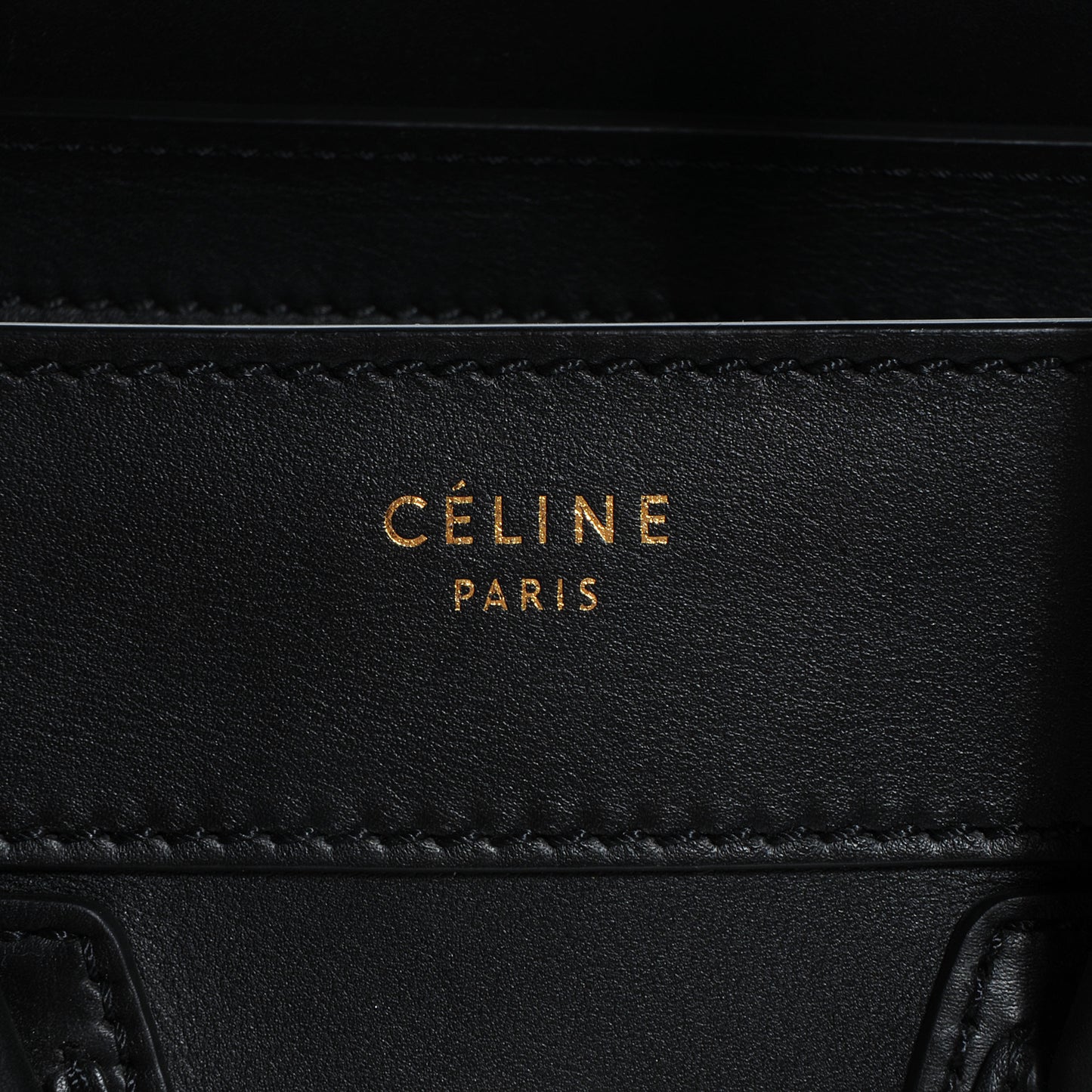Smooth Calfskin Micro Luggage Black