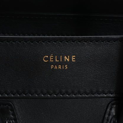 Celine Smooth Calfskin Micro Luggage Black 9 of 9