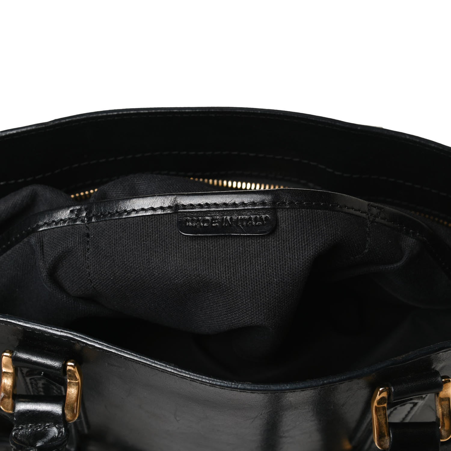 Burberry House Check Bridle Calfskin Tote Black 13 of 24
