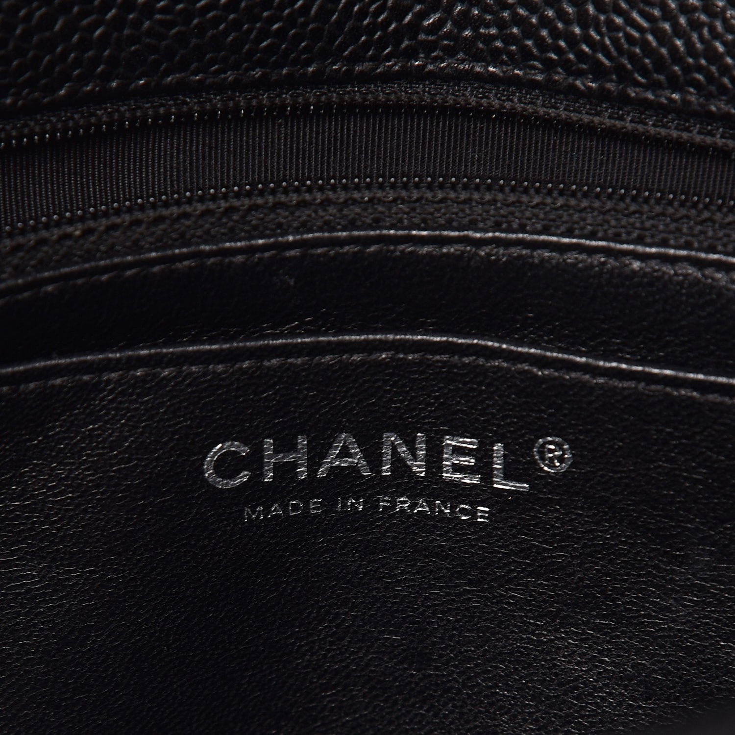 Chanel Caviar Quilted Jumbo Single Flap Black 6 of 7