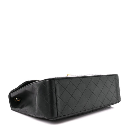 Chanel Lambskin Quilted XL Jumbo Single Flap Black 4 of 12