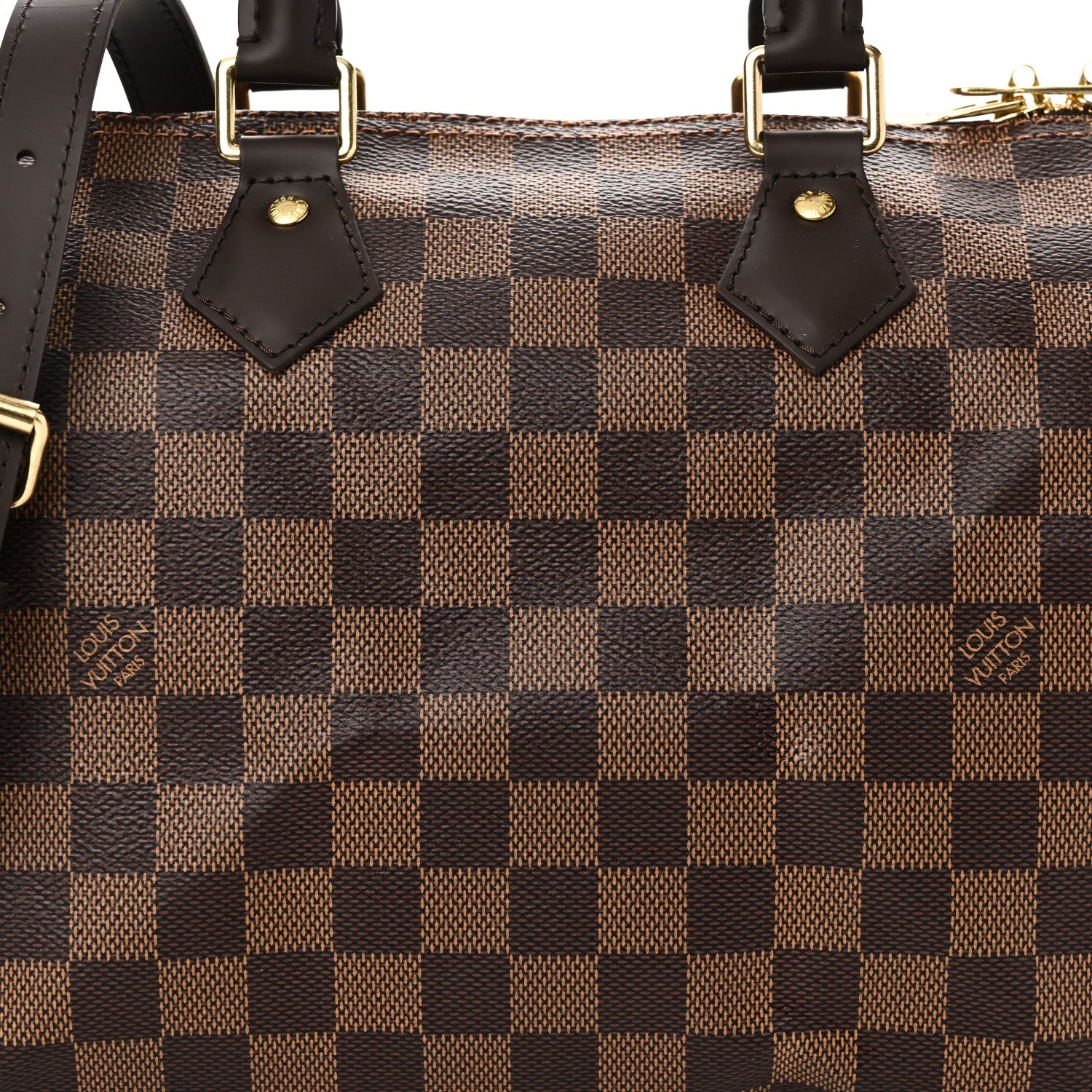 Louis Vuitton Damier Ebene Speedy Bandouliere 25 8 of 11