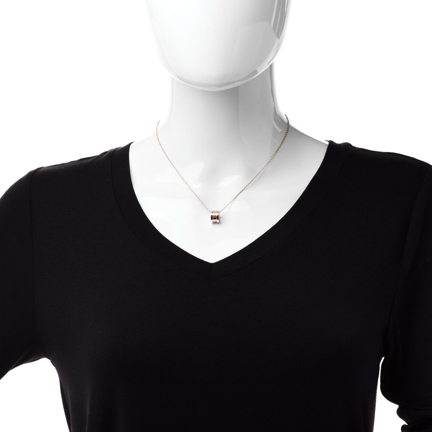 18K Yellow Gold Icon Twirl Necklace