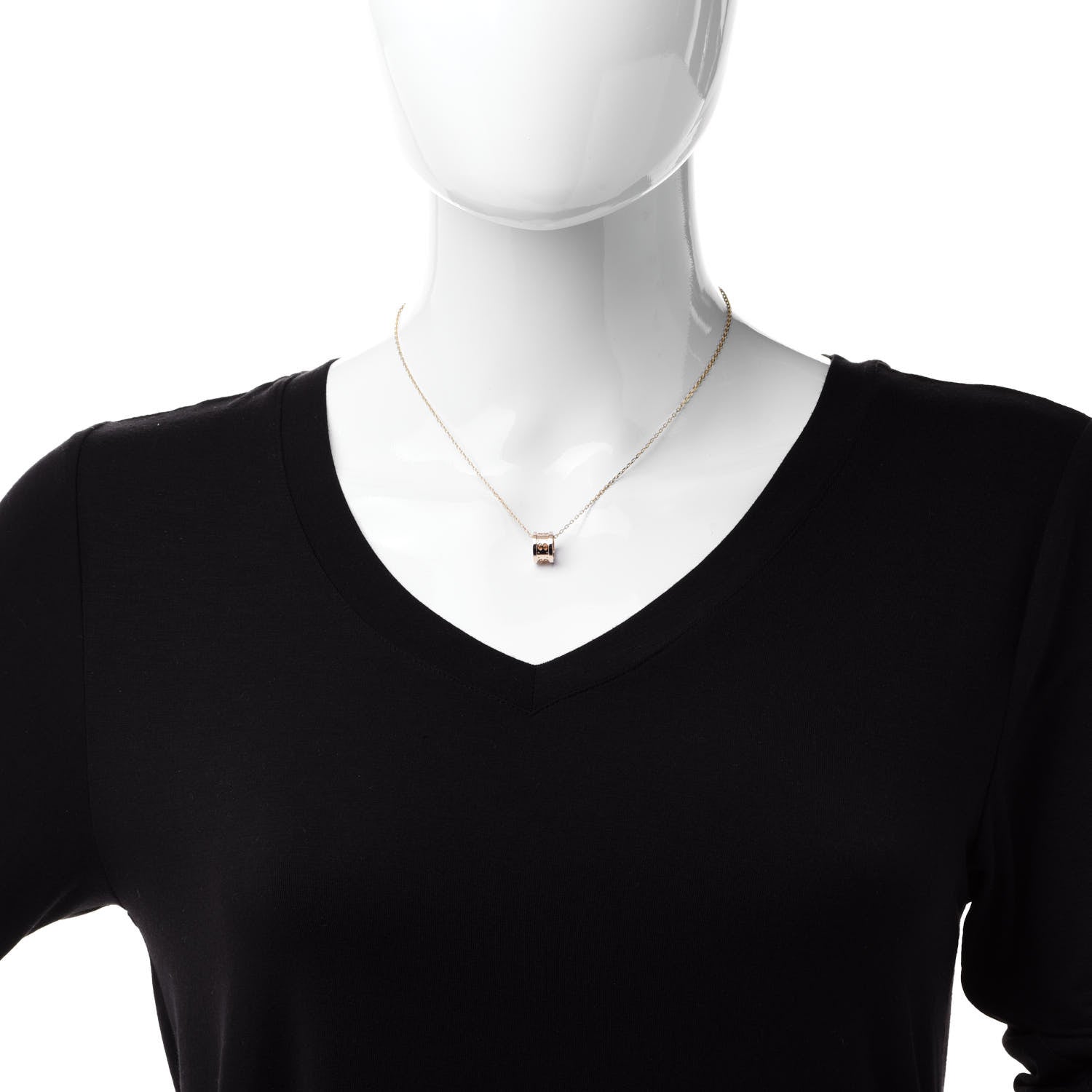 Gucci 18K Yellow Gold Icon Twirl Necklace 2 of 6