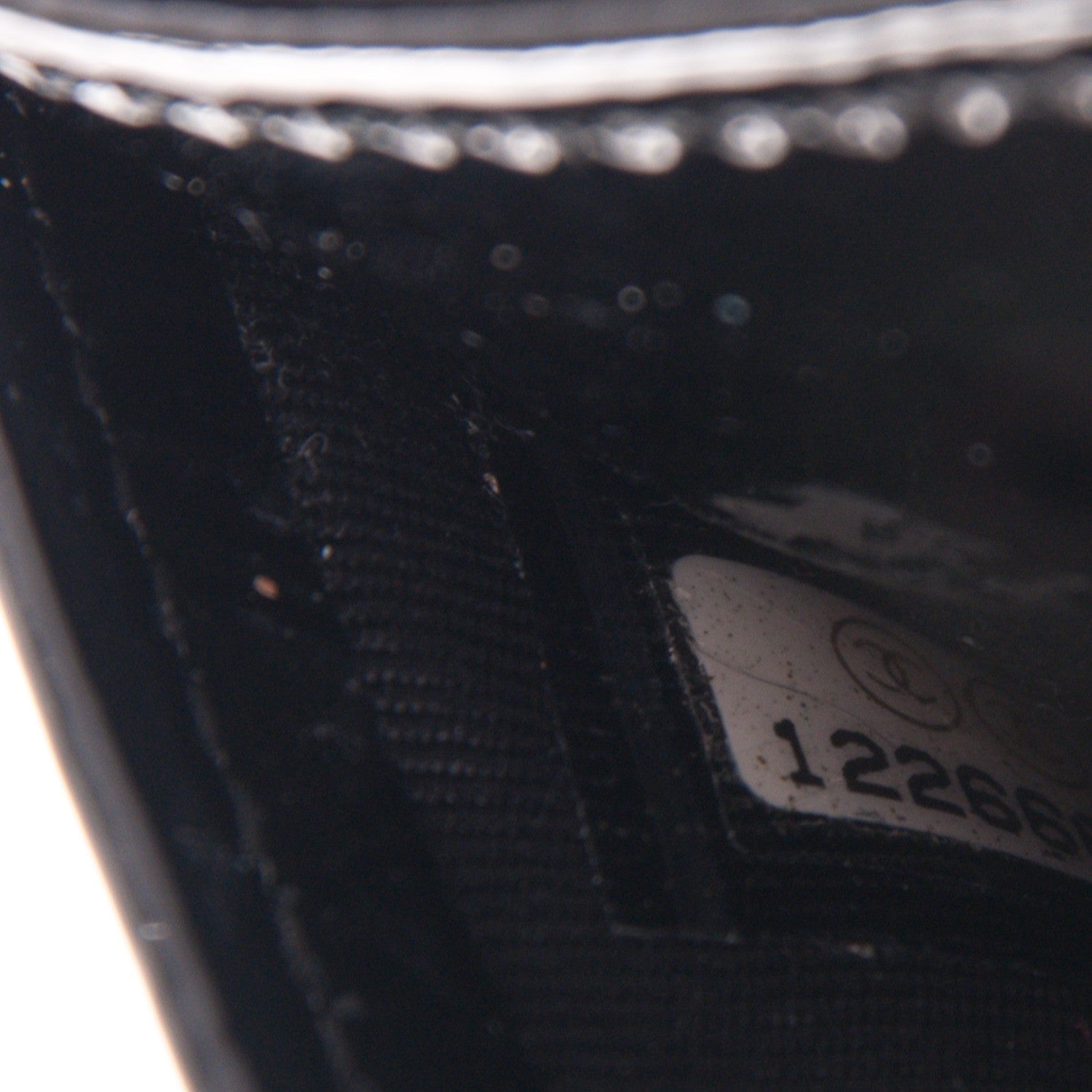 Chanel Patent Calfskin Quilted Card Holder Black 7 of 7
