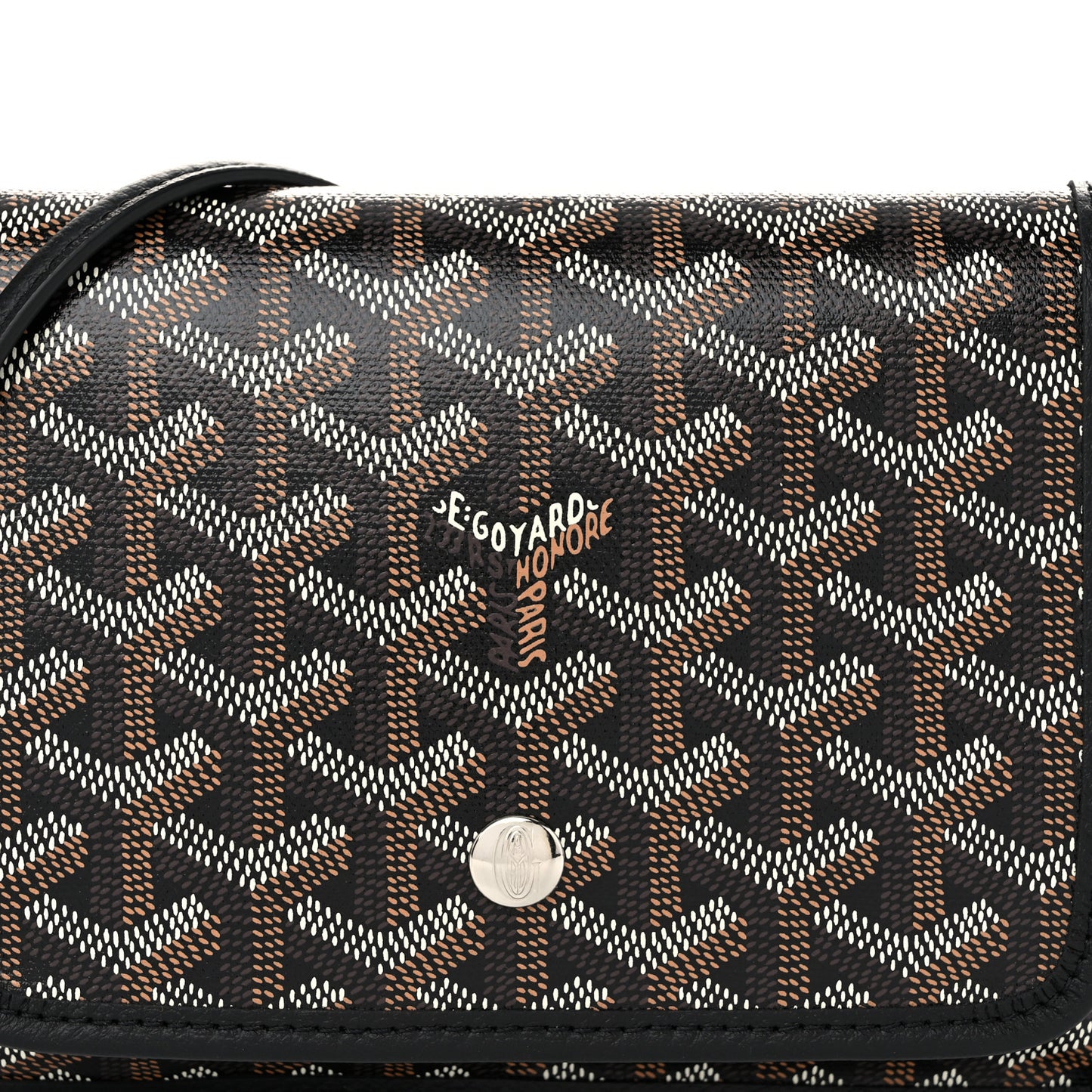 Goyardine Plumet Wallet Clutch Black