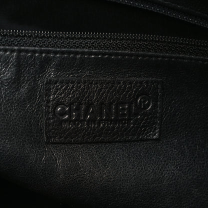 Chanel Caviar Patent Quilted Large Bowler Black 6 of 10