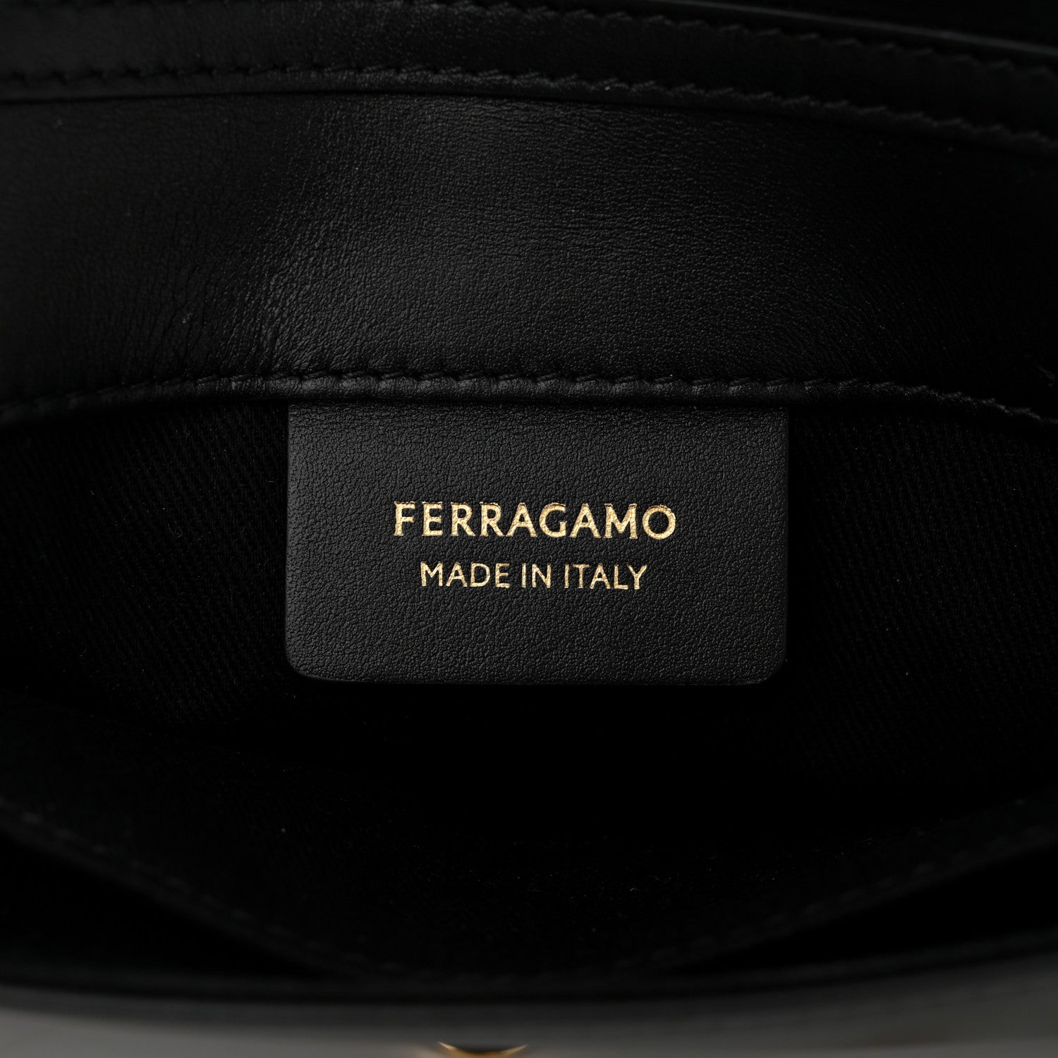 Salvatore Ferragamo Calfskin Archive Gancini Flap Crossbody Black 6 of 10