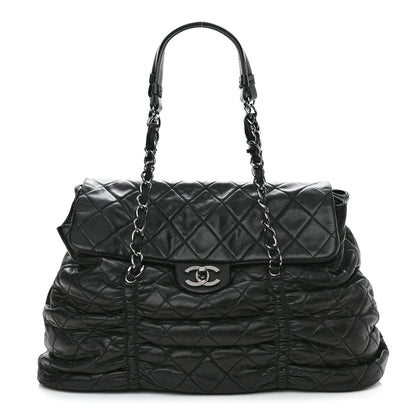 Chanel Lambskin Quilted Sharpei Flap Black 1 of 12