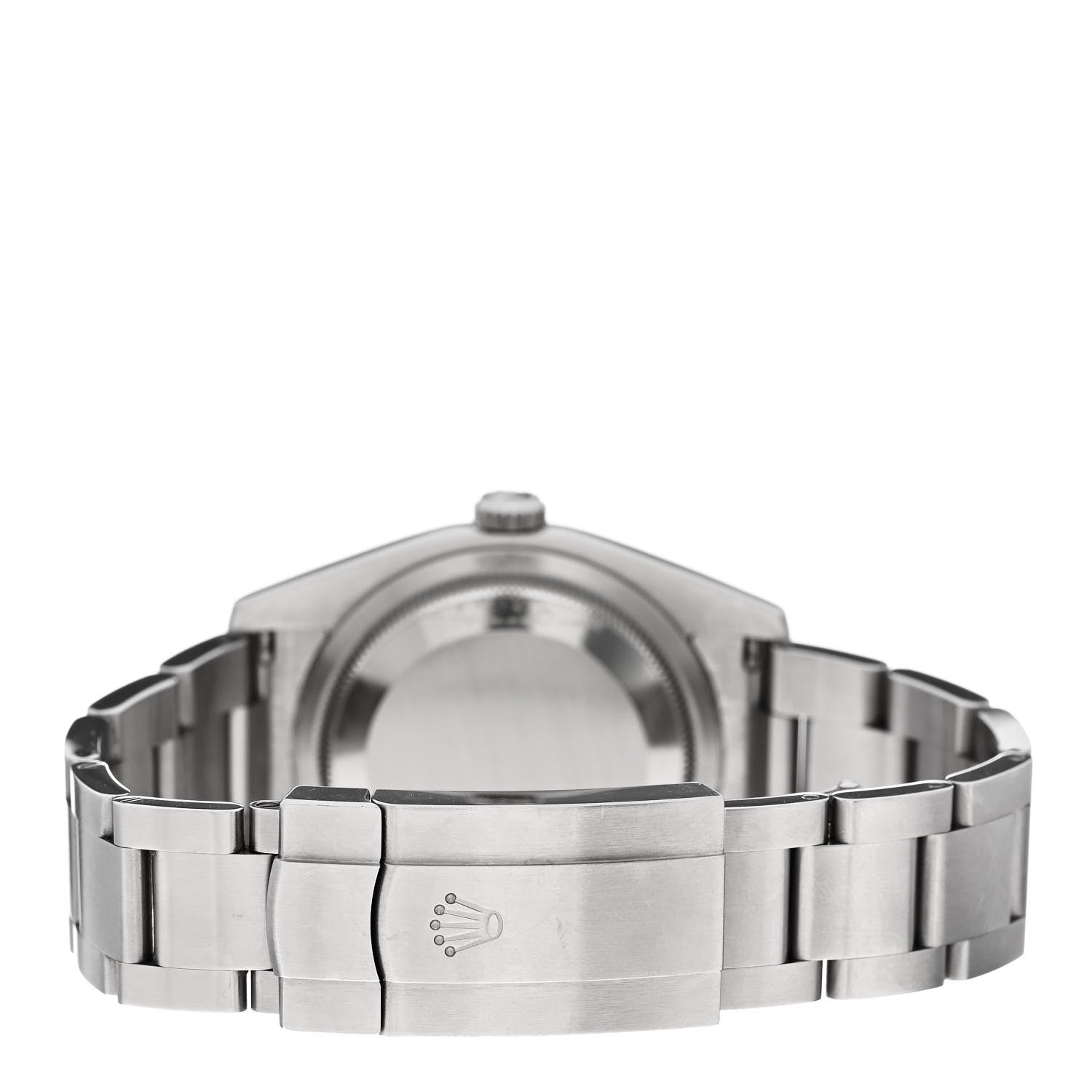 Rolex Stainless Steel 36mm Oyster Perpetual Watch Blue 116000 3 of 5