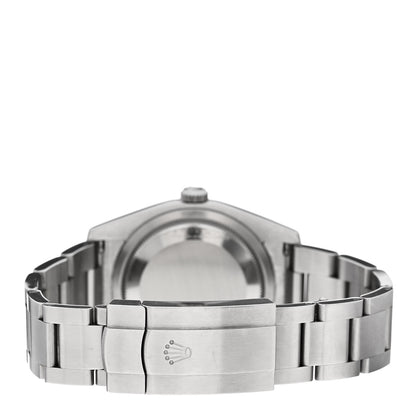 Rolex Stainless Steel 36mm Oyster Perpetual Watch Blue 116000 3 of 5