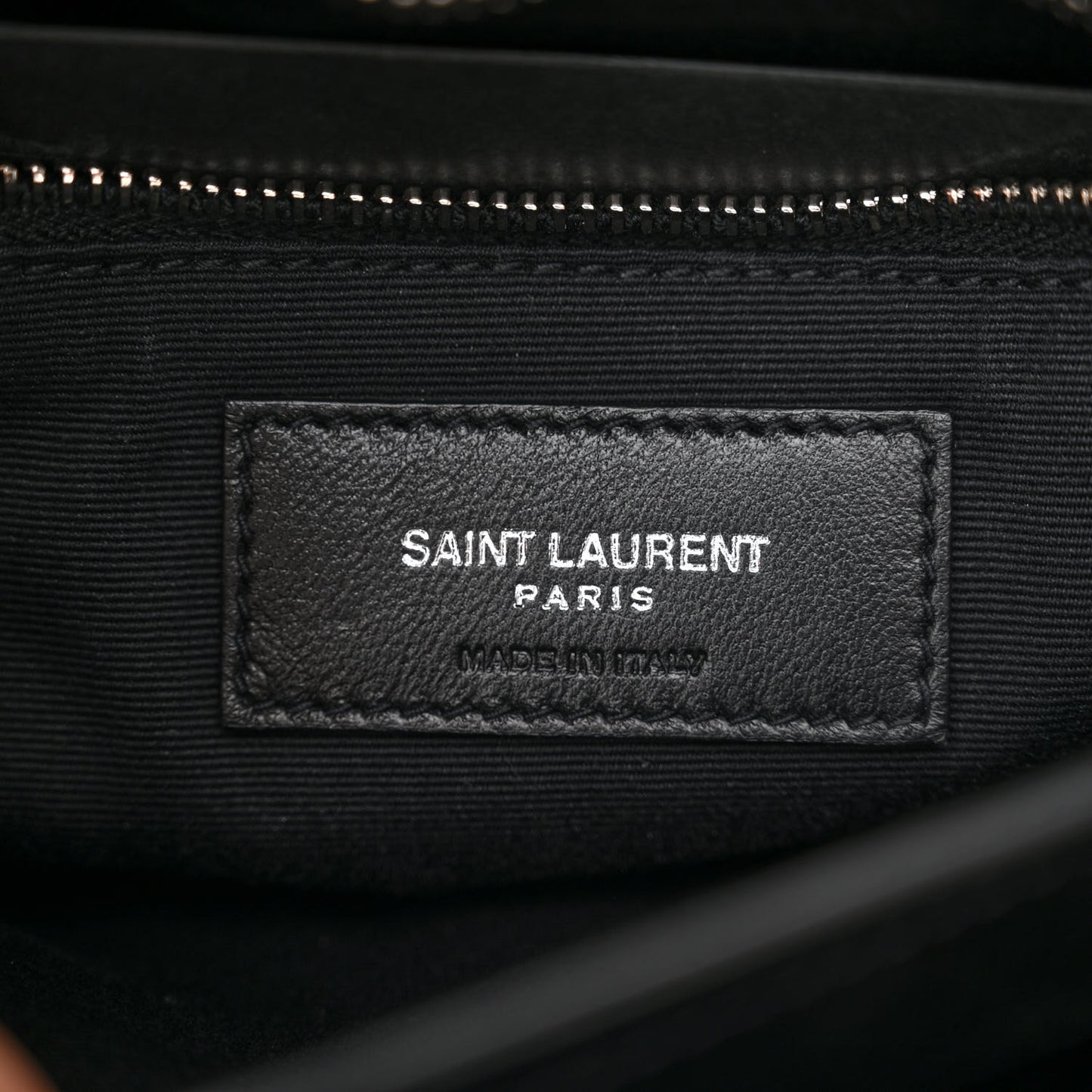 Calfskin Y Quilted Monogram Toy Loulou Crossbody Bag Black