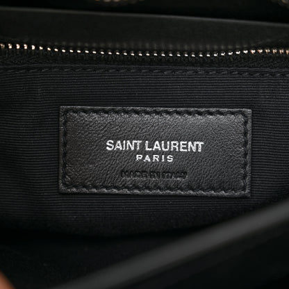 Saint Laurent Calfskin Y Quilted Monogram Toy Loulou Crossbody Bag Black 6 of 10