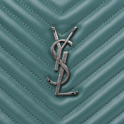 Saint Laurent Calfskin Matelasse Monogram Lou Camera Bag Brilliant Grass 7 of 10