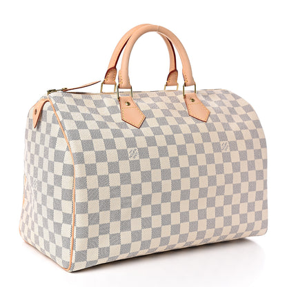 Louis Vuitton Damier Azur Speedy 35 3 of 10