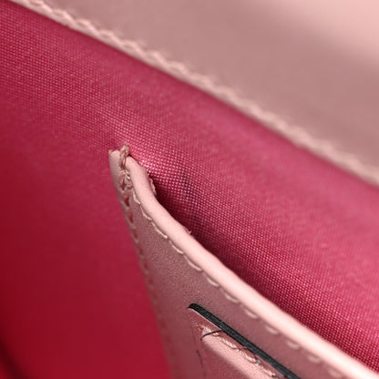 Bulgari Calfskin Small Serpenti Forever Snake Strap Crossbody Bag Light Pink 11 of 13