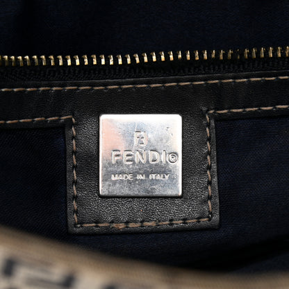 Fendi Zucchino Baguette Navy 6 of 10