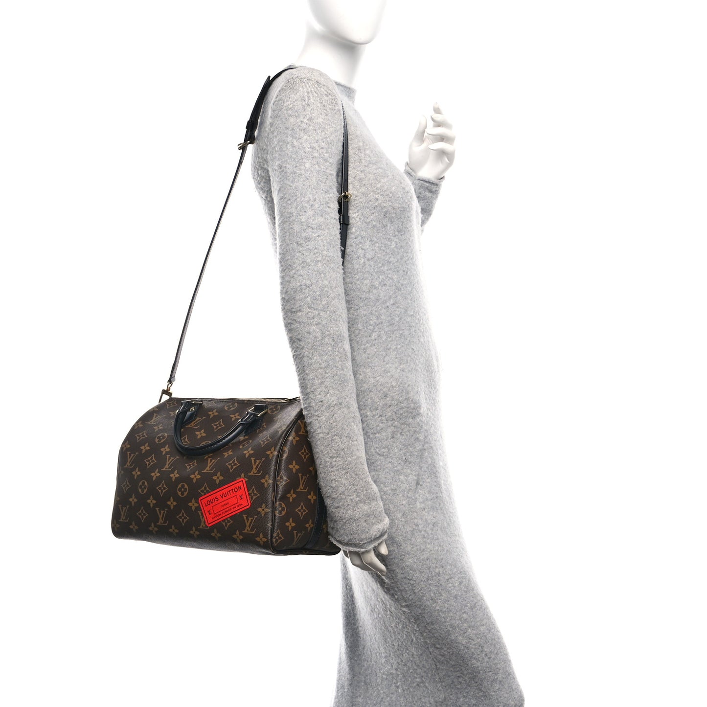 Monogram My World Tour Speedy Bandouliere 30 Black