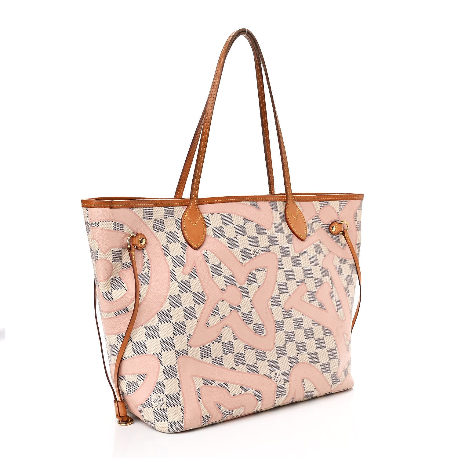Louis Vuitton Damier Azur Tahitienne Neverfull MM 3 of 11