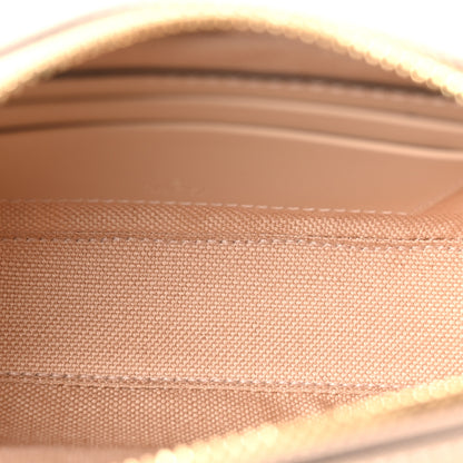Gucci Calfskin GG Super Mini Debossed Chain Wallet Light Beige 5 of 10
