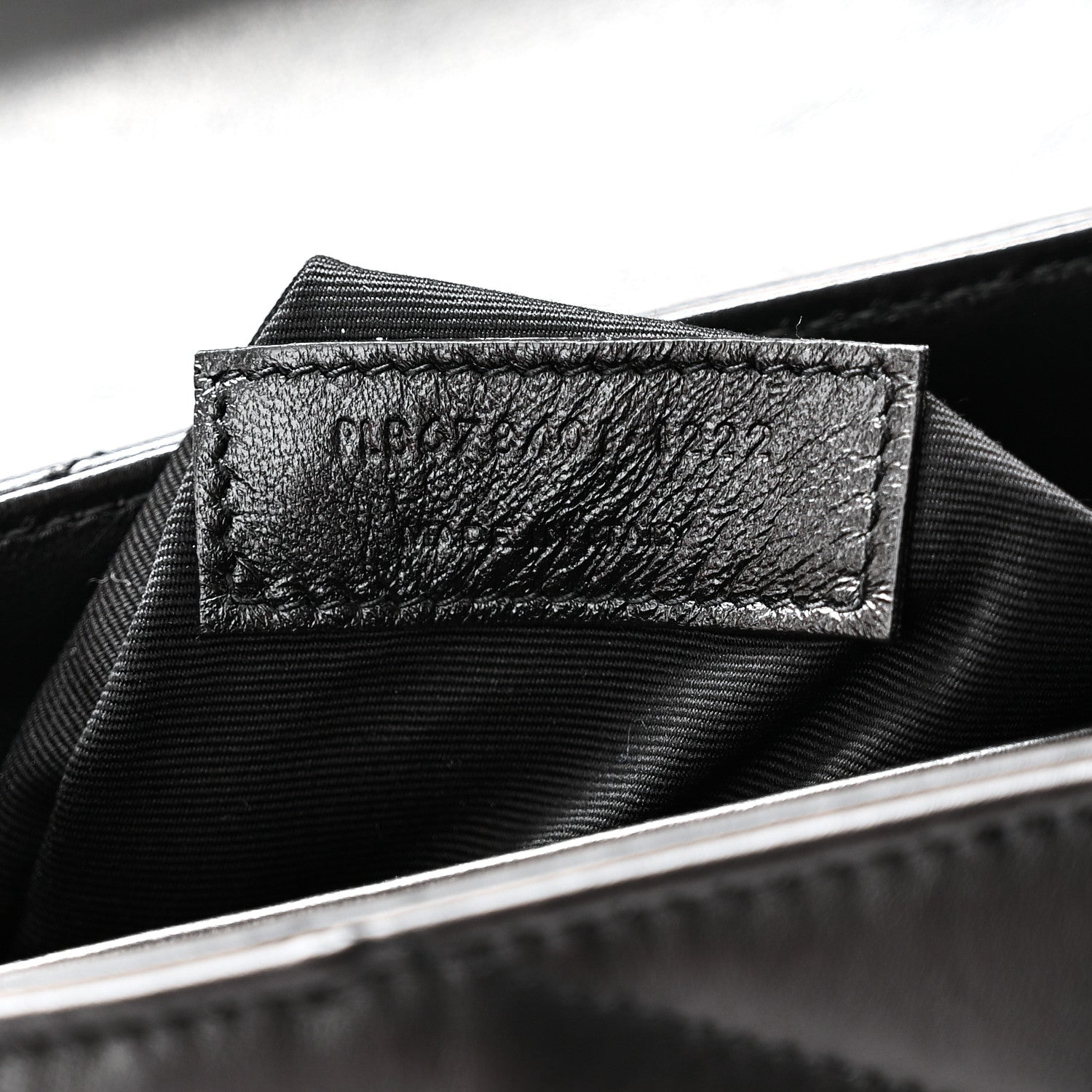 Saint Laurent Calfskin Y Quilted Monogram Toy Loulou Crossbody Bag Black 7 of 11