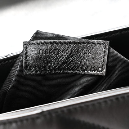 Saint Laurent Calfskin Y Quilted Monogram Toy Loulou Crossbody Bag Black 7 of 11