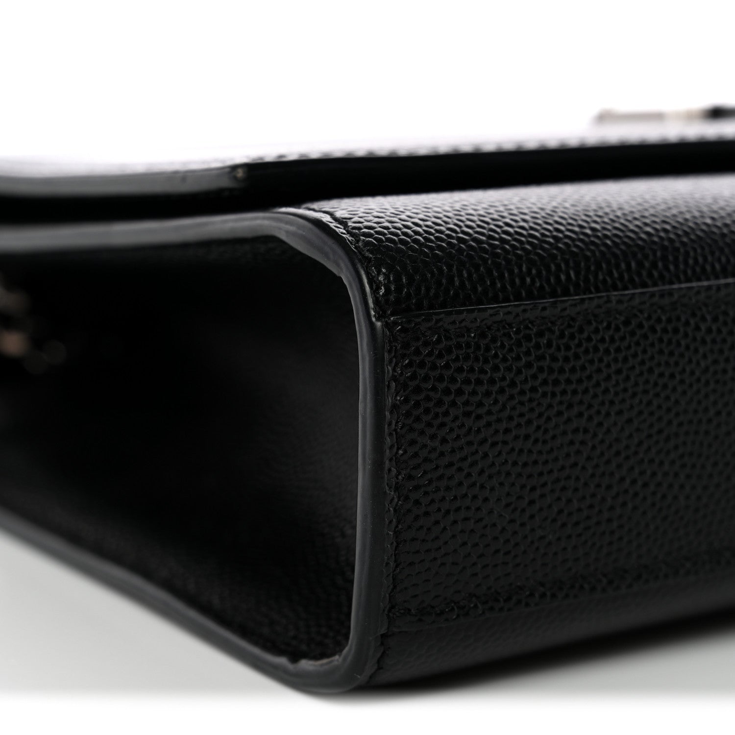 Saint Laurent Grain De Poudre Medium Classic Monogram Kate Satchel Black 9 of 15