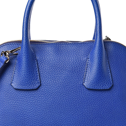 Burberry London Grainy Calfskin Small Greenwood Bowling Bag Brilliant Blue 10 of 10