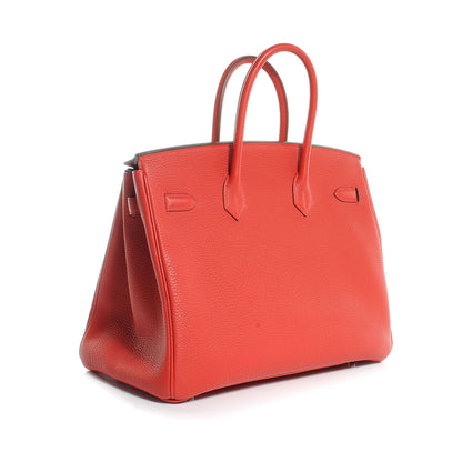 Hermes Togo Birkin 35 Geranium 3 of 10
