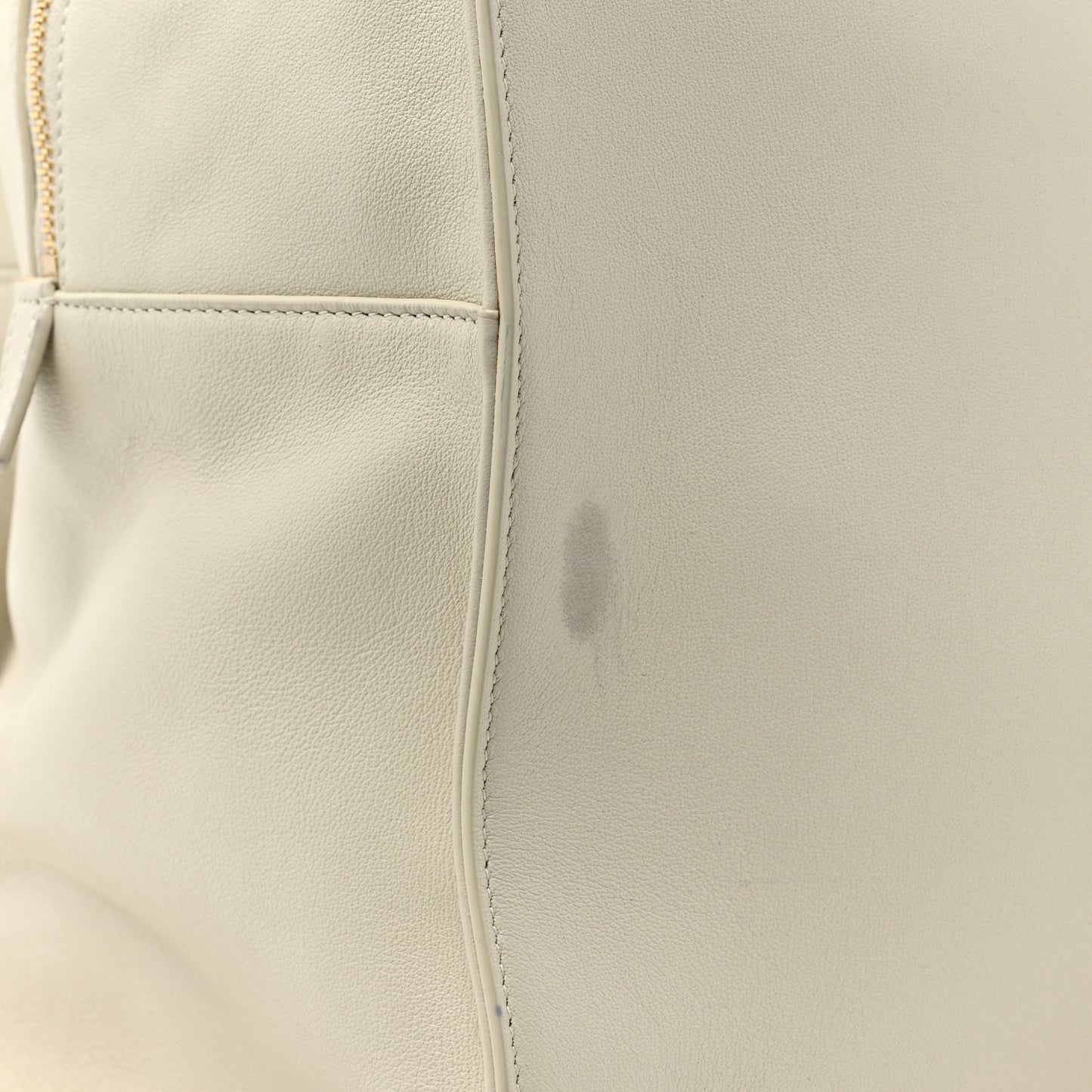 Calfskin Commuter Duffle White