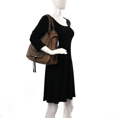 Chloe Calfskin Large Marcie Satchel Nut 3 of 10