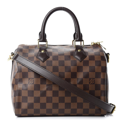 Louis Vuitton Damier Ebene Speedy Bandouliere 25 1 of 10