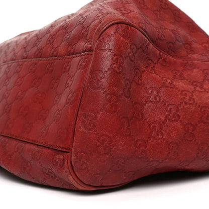 Gucci Guccissima Large Sukey Tote Red 17 of 18