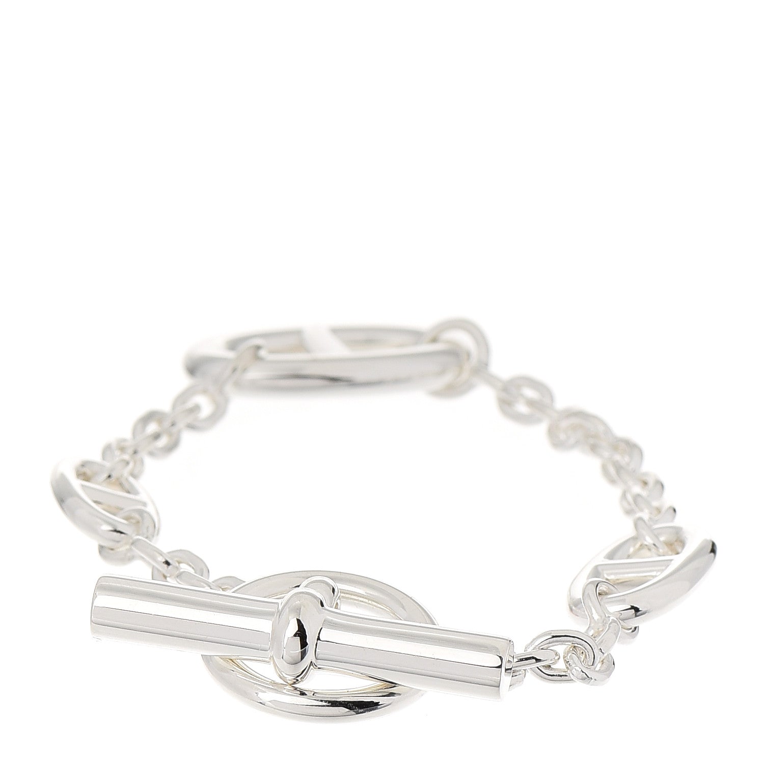 Hermes Sterling Silver Farandole Bracelet ST 3 of 5