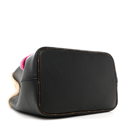 Louis Vuitton Calfskin Teddy NeoNoe MM Black 5 of 13