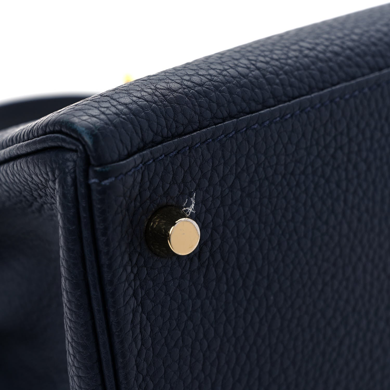Hermes Togo Kelly Retourne 28 Bleu Nuit 10 of 11