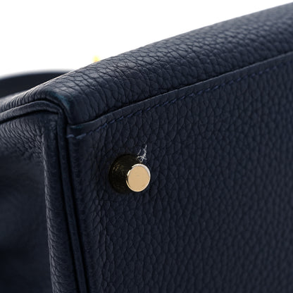 Hermes Togo Kelly Retourne 28 Bleu Nuit 10 of 11