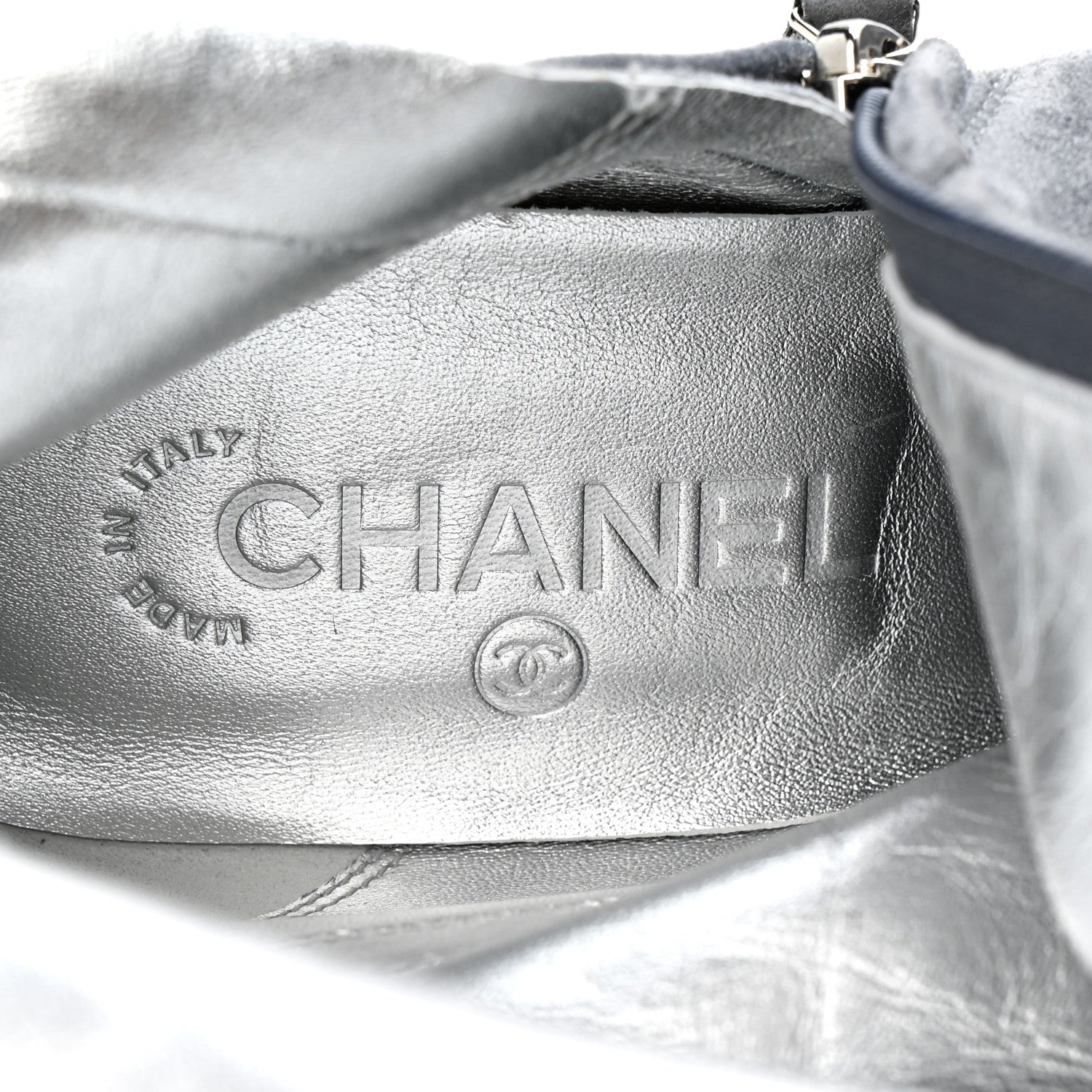 Chanel Suede High Boots 41 Grey 7 of 8