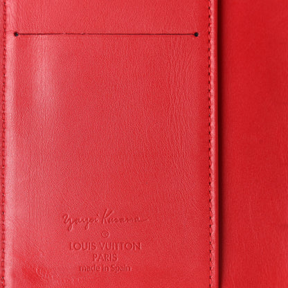 Louis Vuitton Vernis Kusama Infinity Dots Small Ring Cover Agenda Red 5 of 8