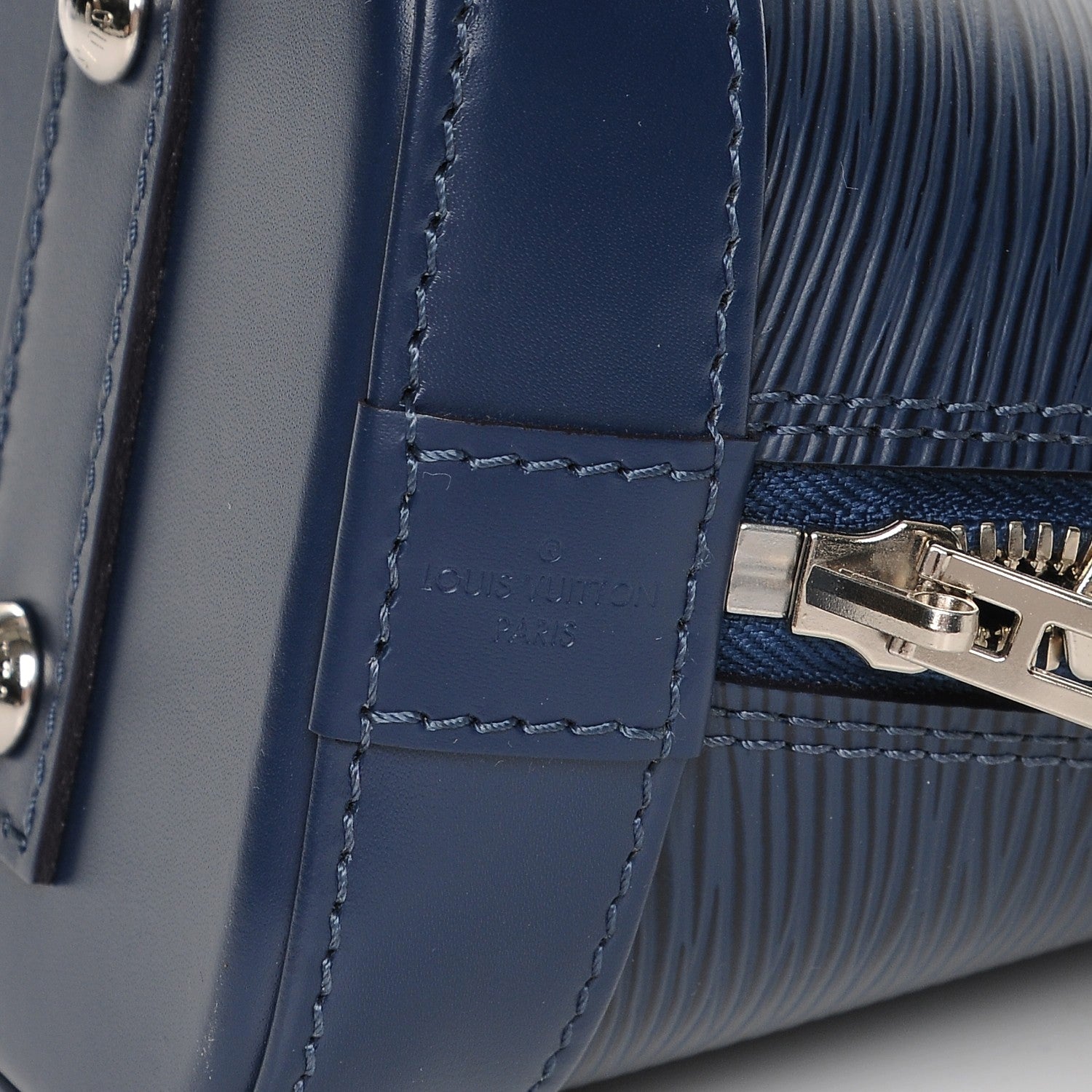 Louis Vuitton Epi Alma BB Indigo 7 of 8