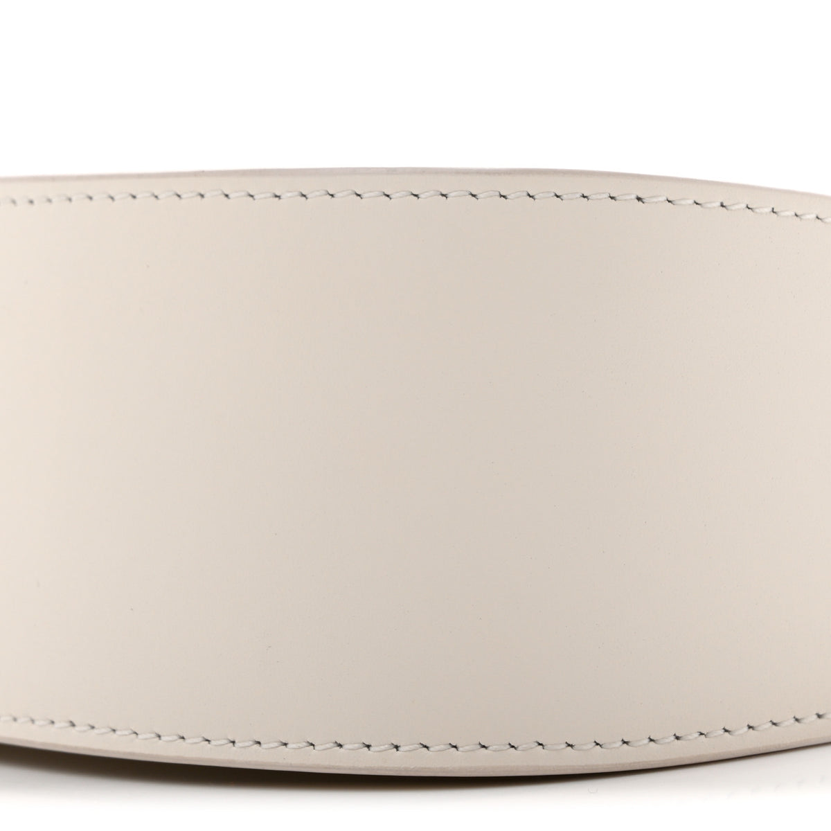 Smooth Calfskin Half Moon Shoulder Bag New Ivory
