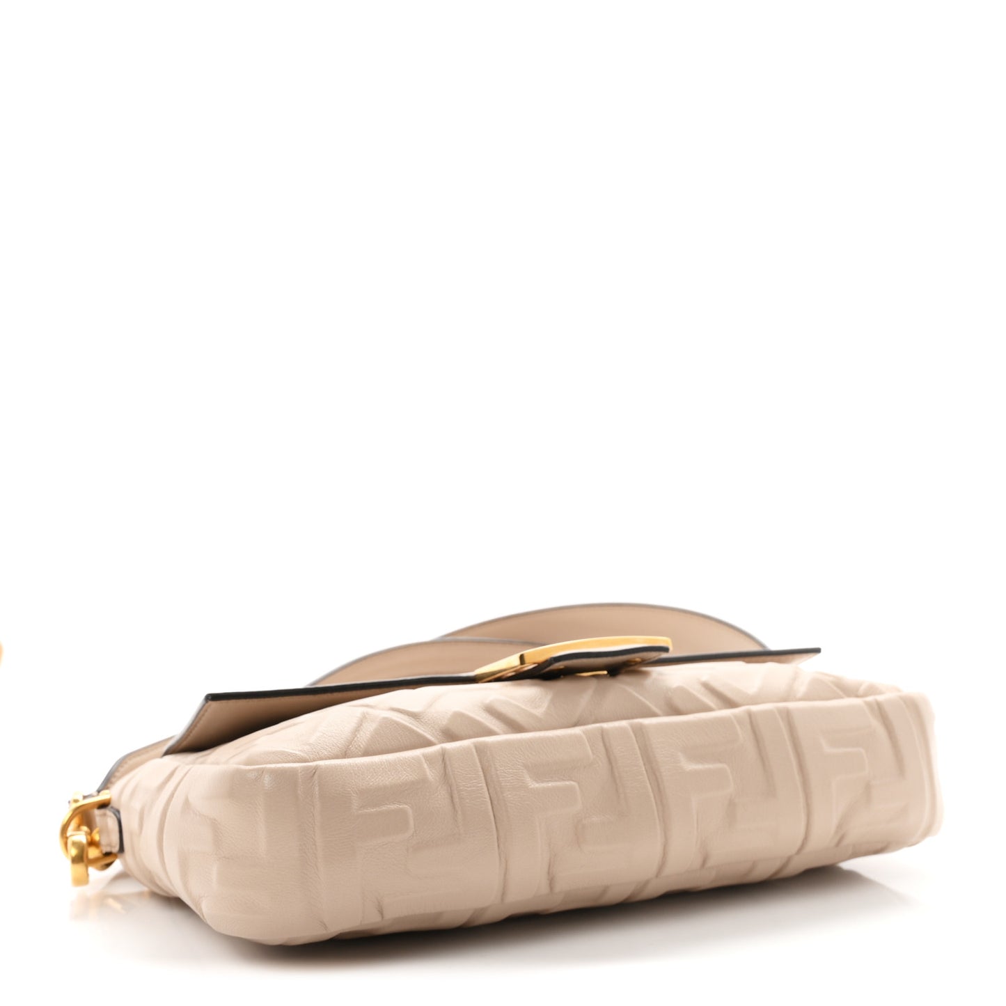 Nappa FF 1974 Embossed Baguette Camelia