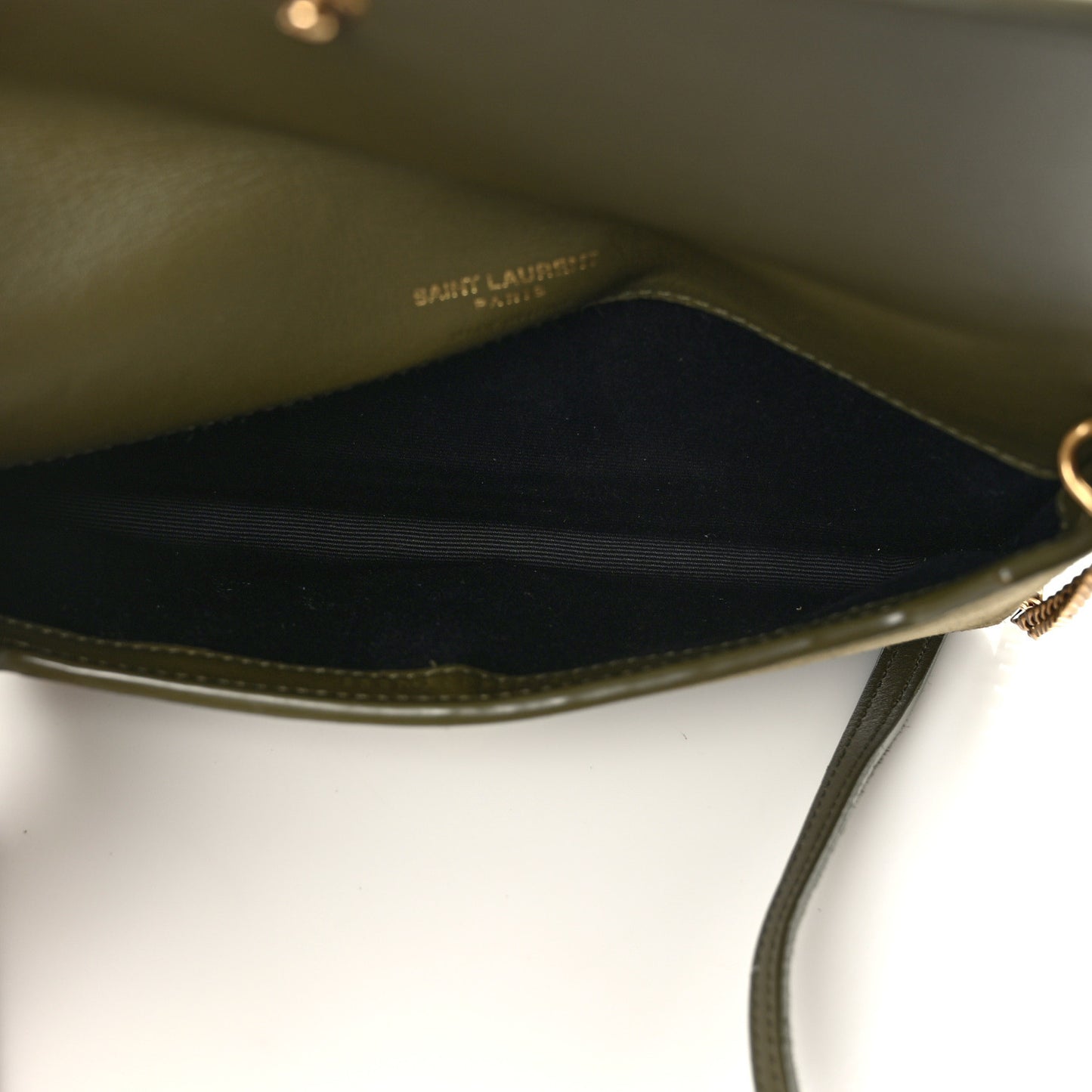 Suede Monogram Phone Holder Crossbody Loden Green