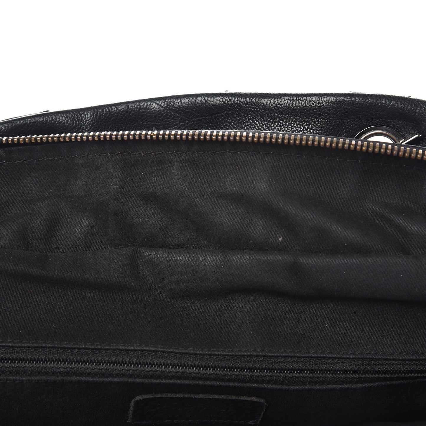 Calfskin Large Diamond Stitch Tote Black