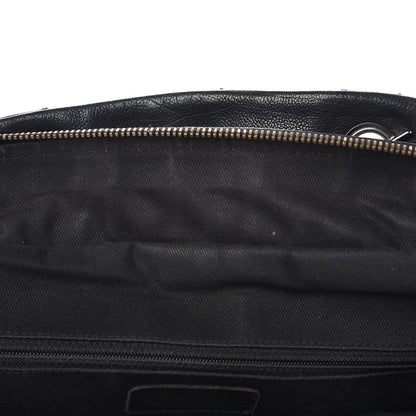 Chanel Calfskin Large Diamond Stitch Tote Black 6 of 16